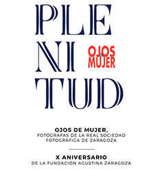 Cartel exposición fondo blanco
